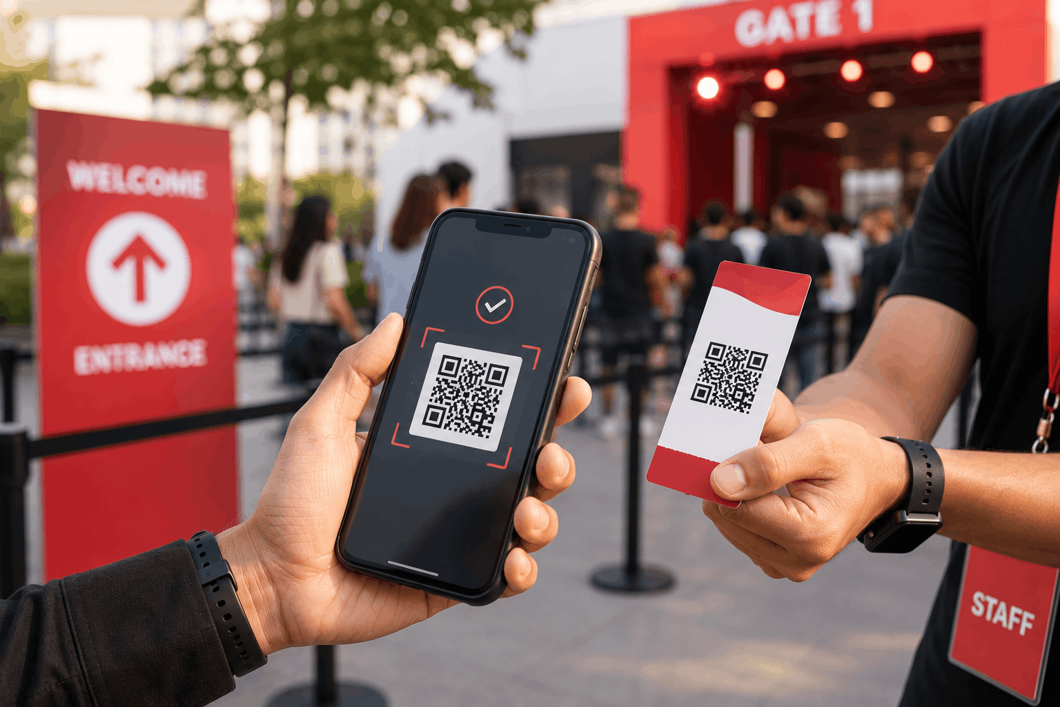 Paperless event access QR code scanning software for Thailand